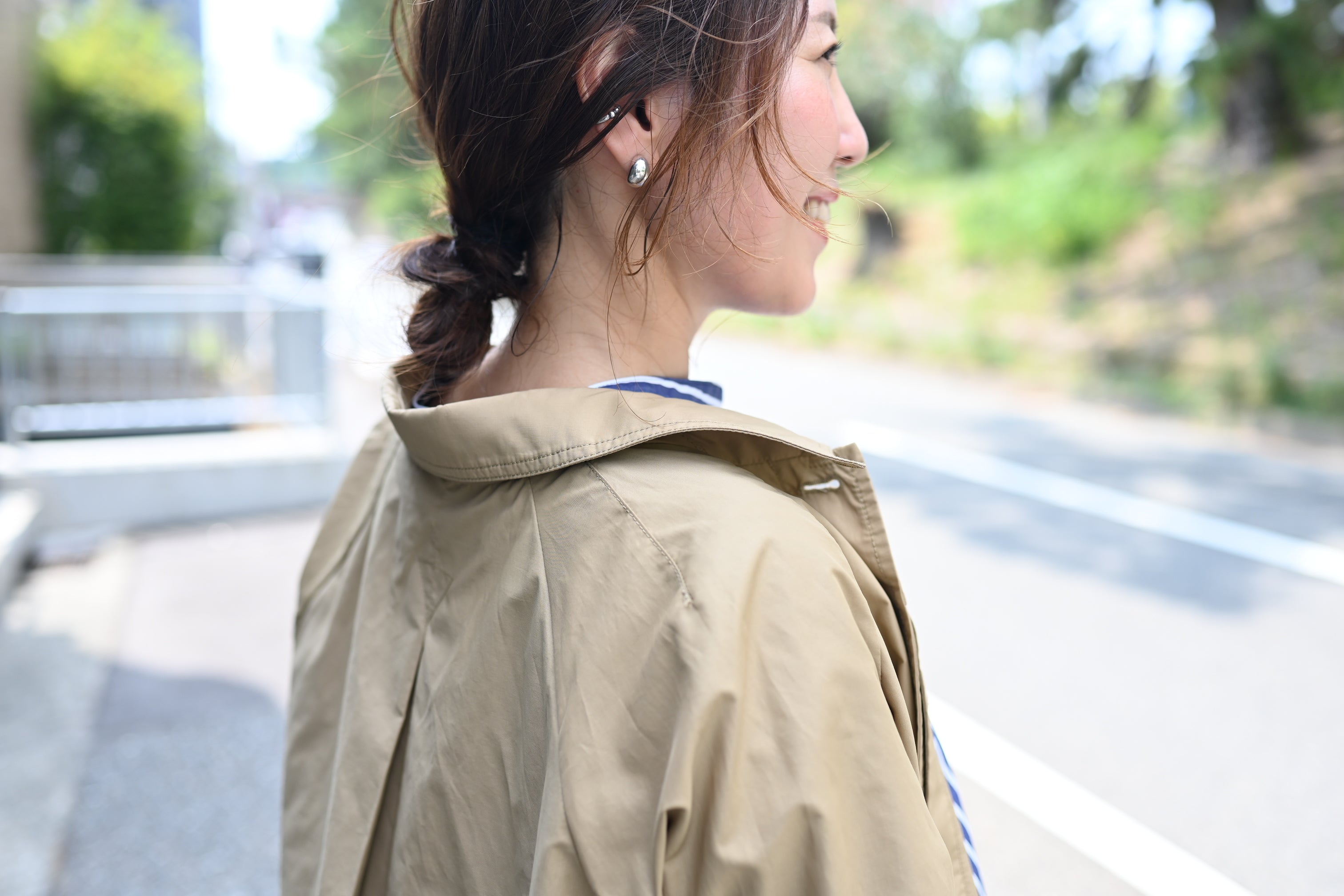 撥水素材のステンカラージャケット – OURHOME