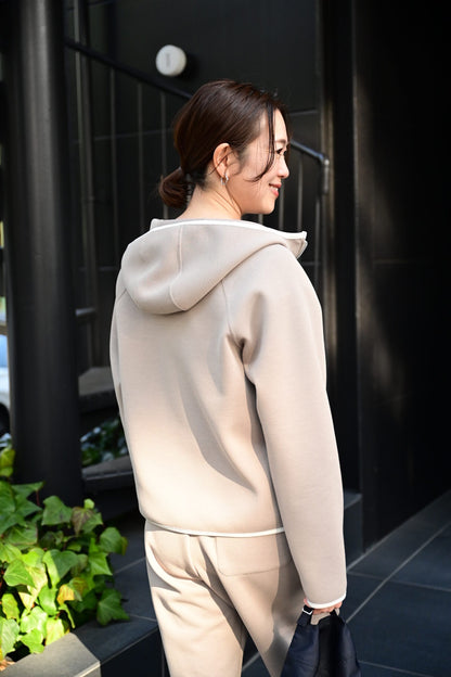 アクティブに動ける、ダブルジップパーカー（UVカット）