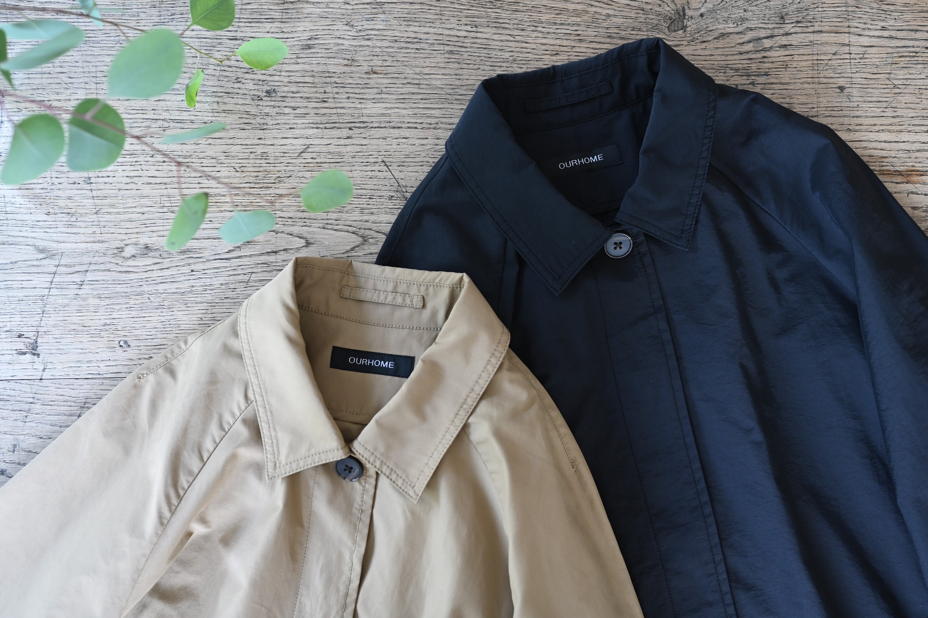 撥水素材のステンカラージャケット – OURHOME