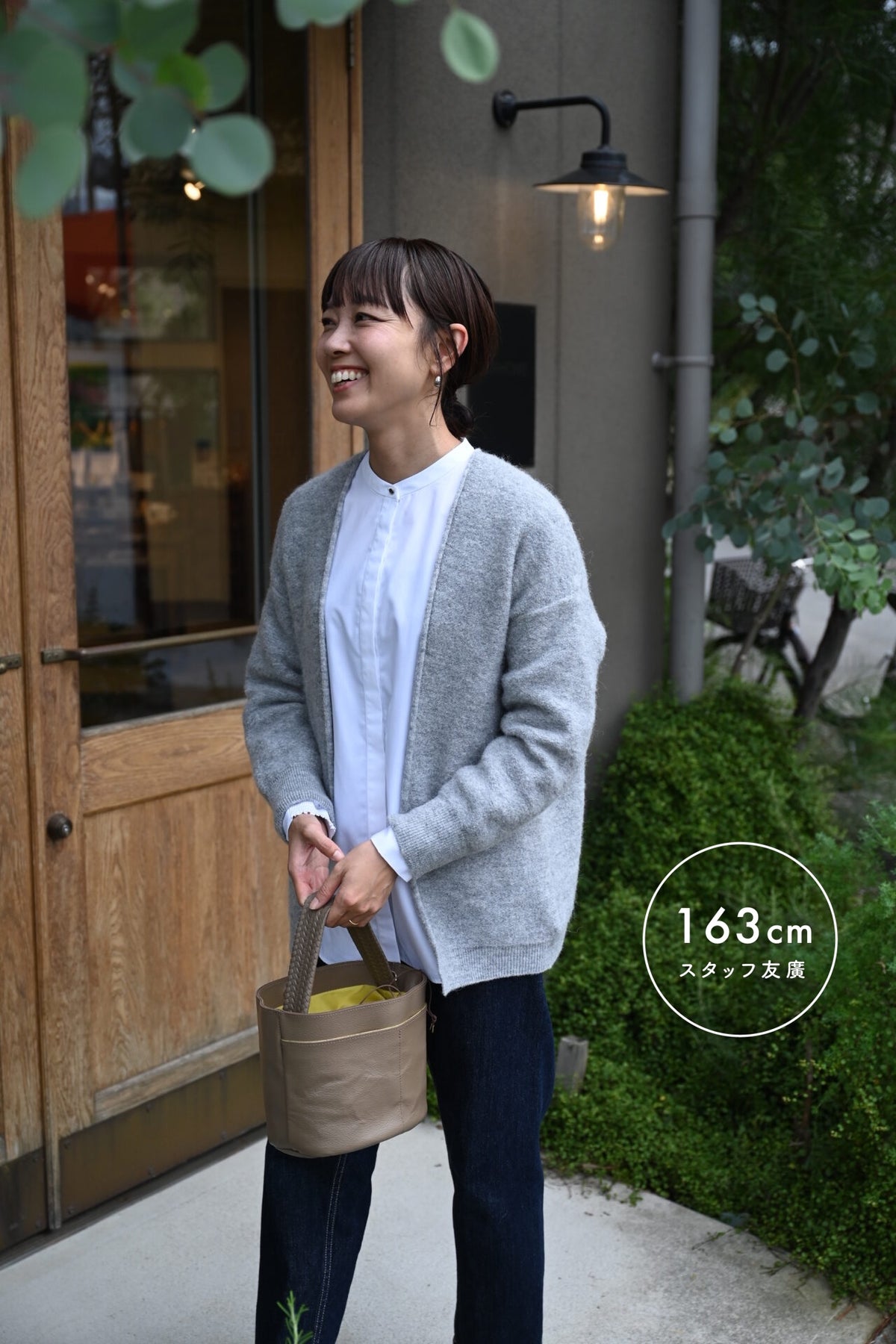 洗えるアルパカ混ふんわりニットカーデ - OURHOME