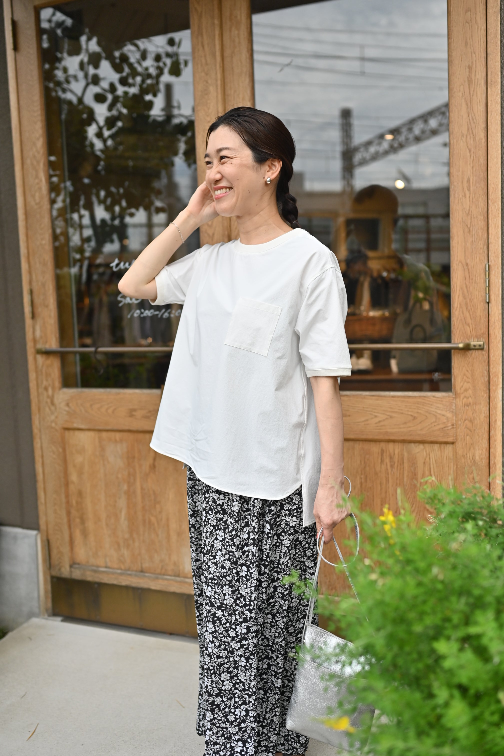 撥水素材の半袖きれいめプルオーバー（接触冷感） – OURHOME