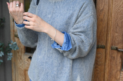 重ね着たのしむモヘアニット