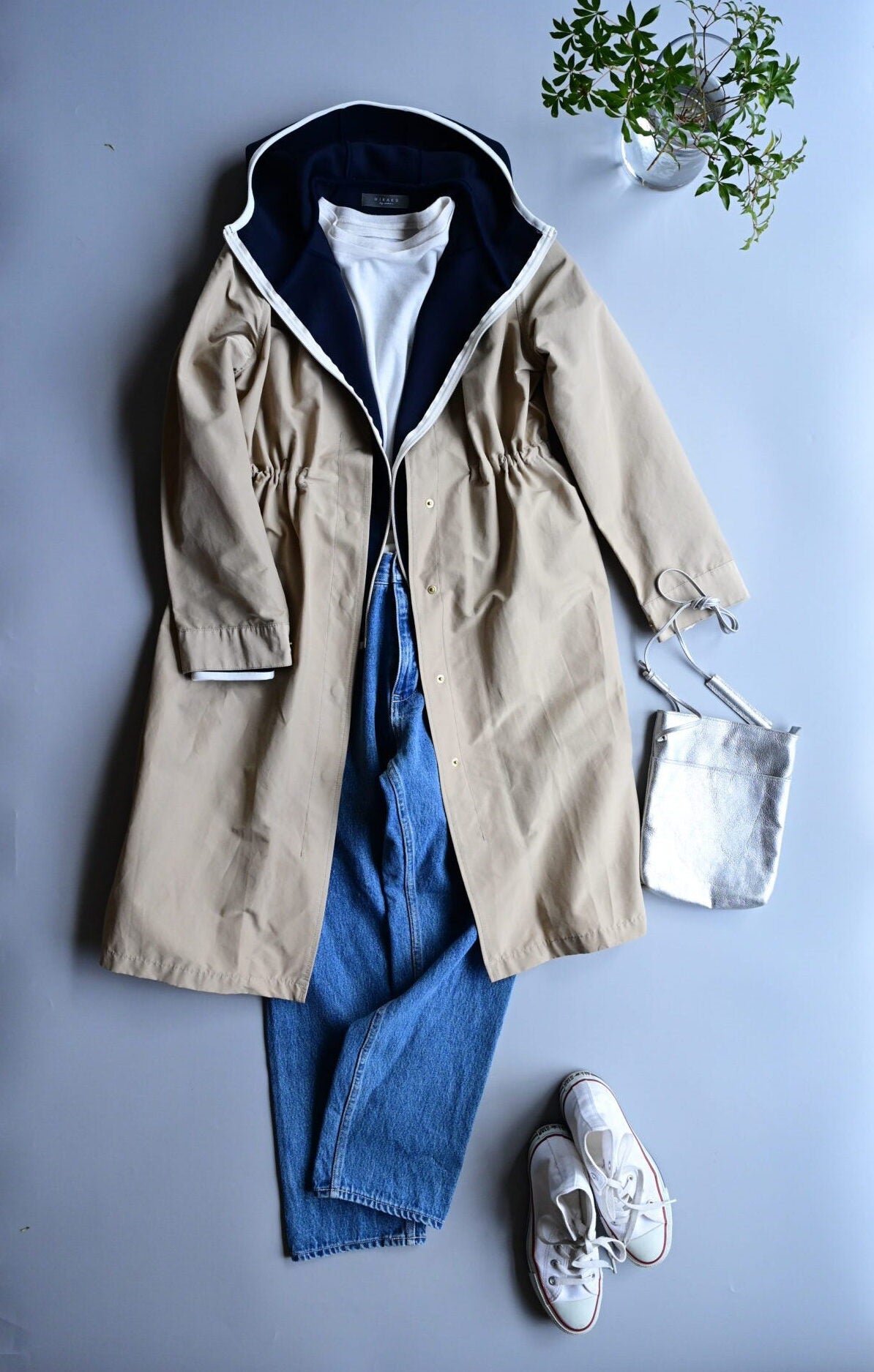 アクティブに動ける、ダブルジップパーカー（UVカット）