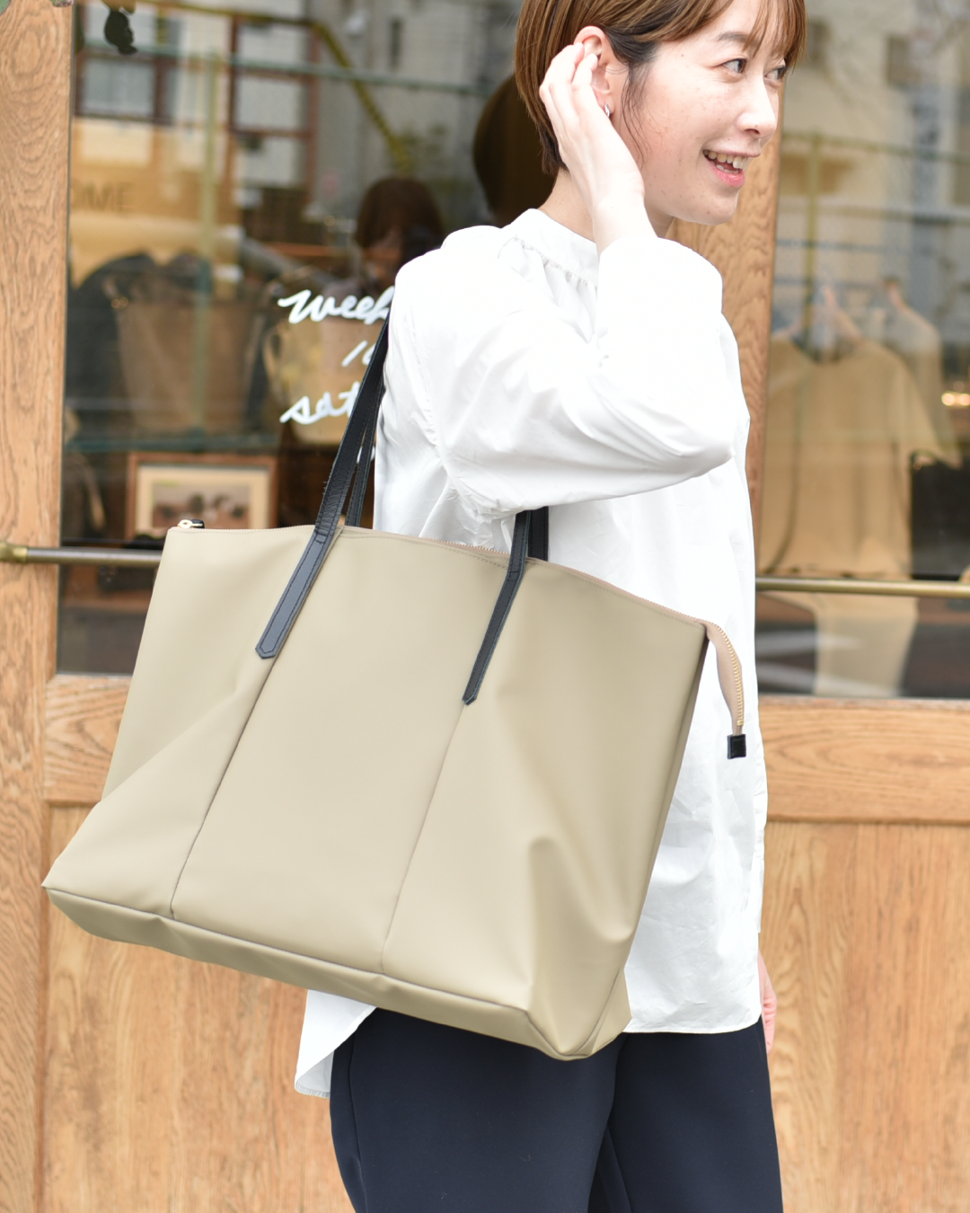 ⭐︎アロリ⭐︎【新品未使用】OURHOME大人トート/ブラック 大人トート – OURHOME
