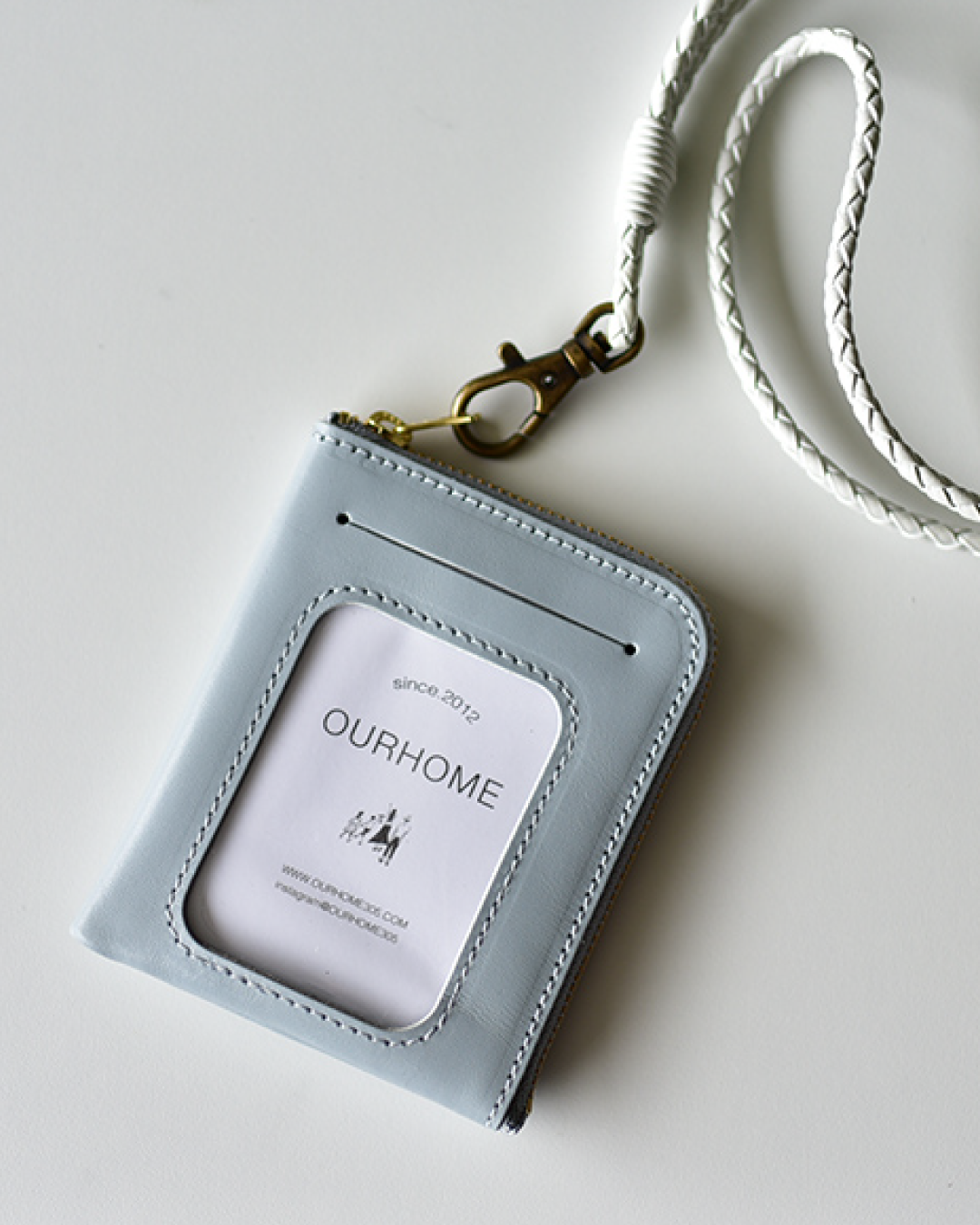最終値下げ　新品未使用ourhome レザーミニウォレット　ベージュブラウン レザーミニウォレット – OURHOME