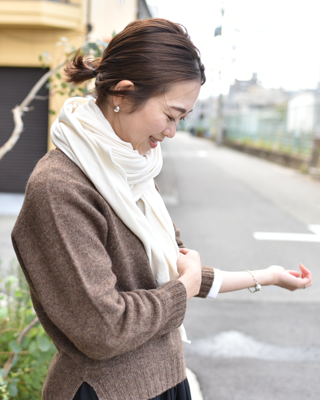 OURHOME 上質ウールのハイネックニット OURHOME 上質ウールのハイネックニット