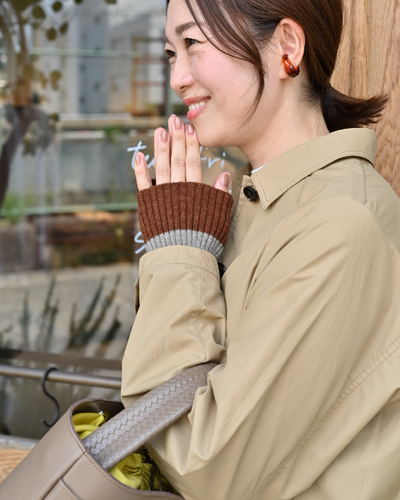 洗えるニットの2WAYアームウォーマー