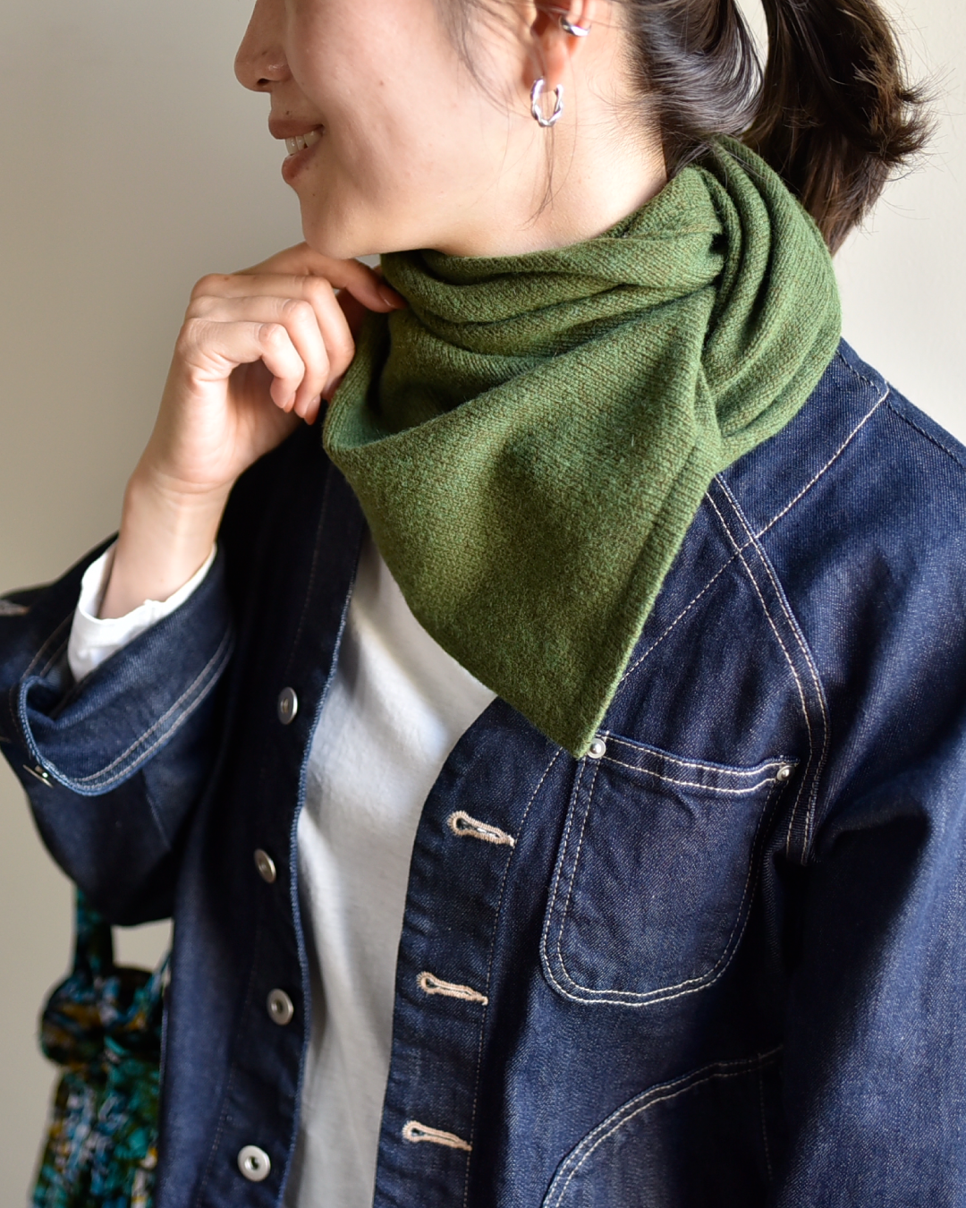 OURHOME 洗えるニットのサンカクストール 洗えるニットのサンカクストール – OURHOME