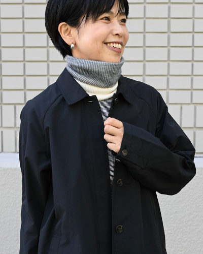 肌側シルクの洗える2WAYネックウォーマー