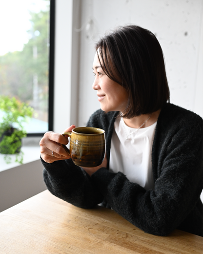 丹波焼マグカップ（食洗機・レンジOK）
