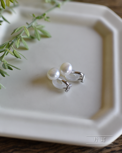 世界を買える 海外ブランド 片耳】Silver925淡水パールのピアス・イヤリング OURHOME – アクセサリー