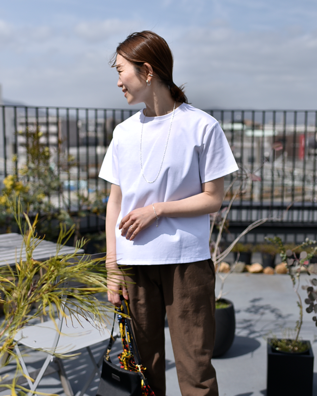 綿100%オリジナルロゴTシャツ – OURHOME