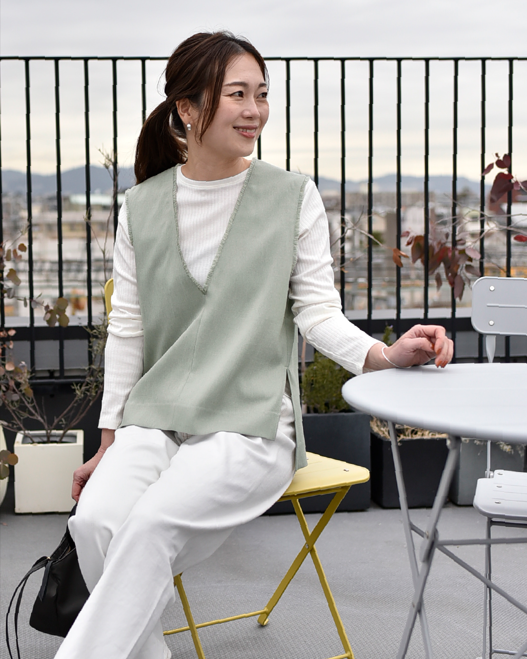 洗えるフリンジベスト – OURHOME 洗えるフリンジベスト – OURHOME