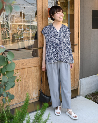 さらりと快適コクーンパンツ（吸水速乾）
