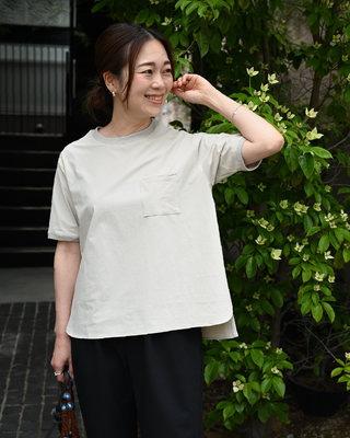 撥水素材の半袖きれいめプルオーバー（接触冷感） – OURHOME