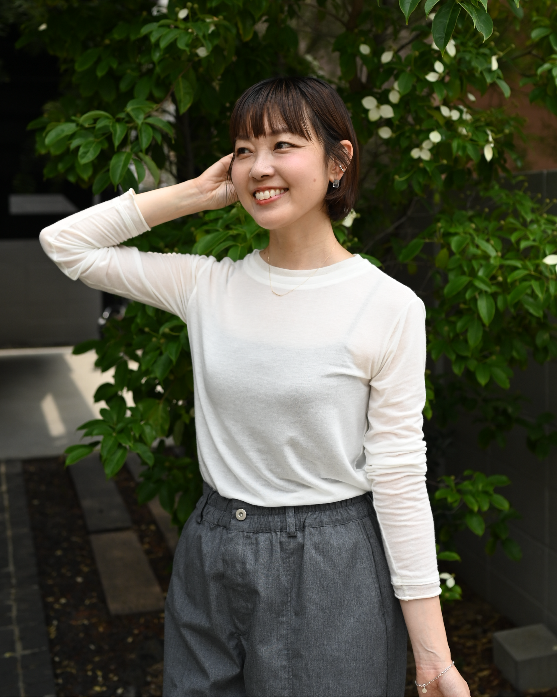 とろけるような肌触り、重ね着風カットソー – OURHOME とろけるような肌触り、重ね着風カットソー – OURHOME
