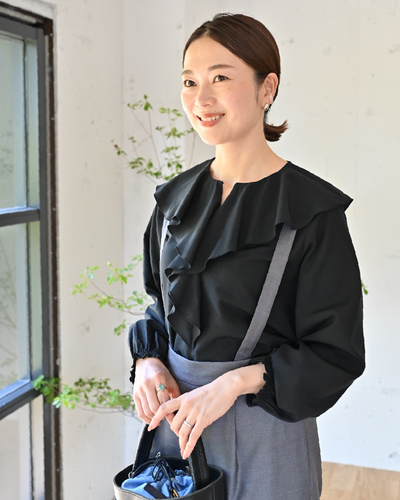 フリルカラーブラウス – OURHOME フリルカラーブラウス – OURHOME