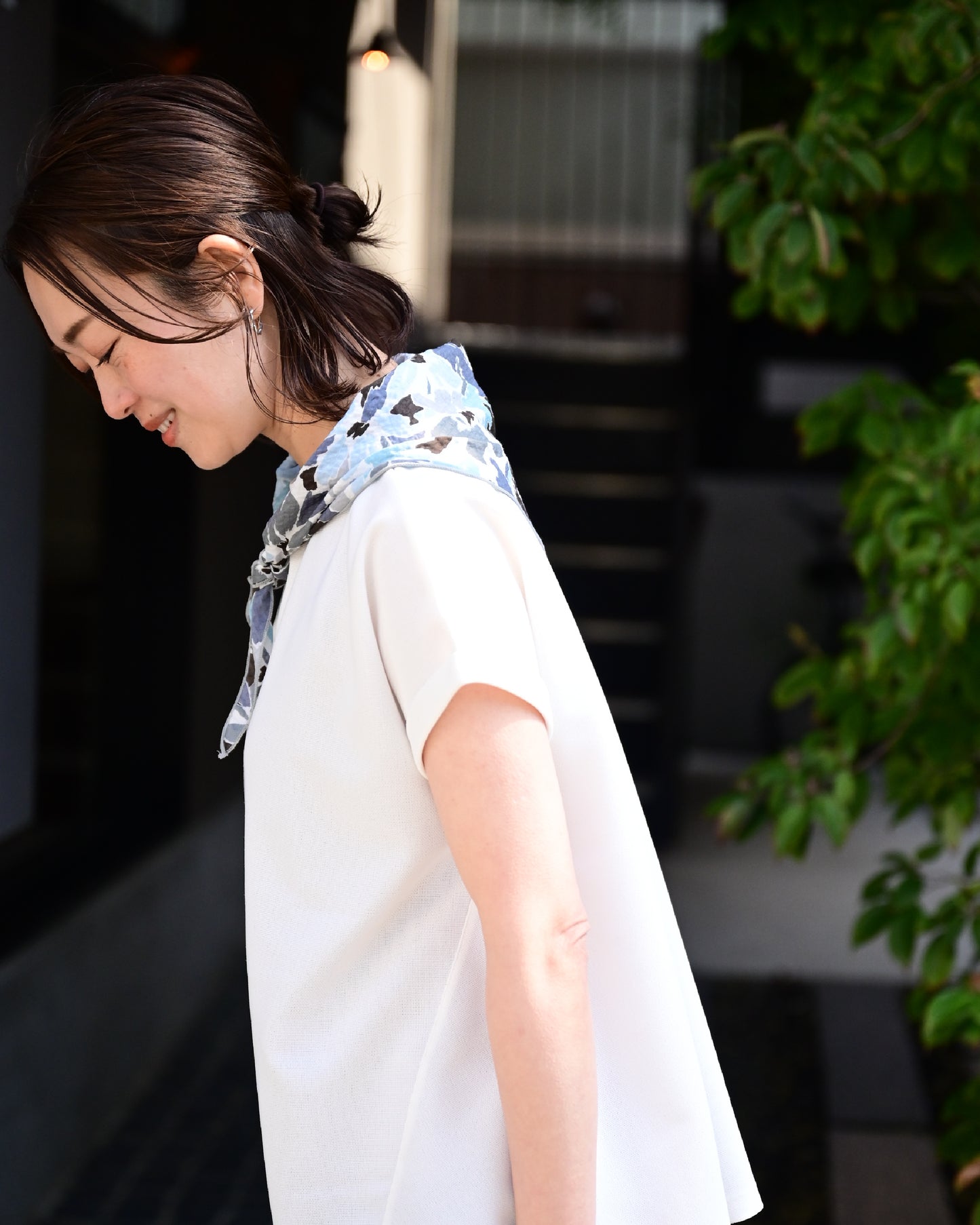 ひんやり涼しい2WAYサンカクスカーフ - OURHOME