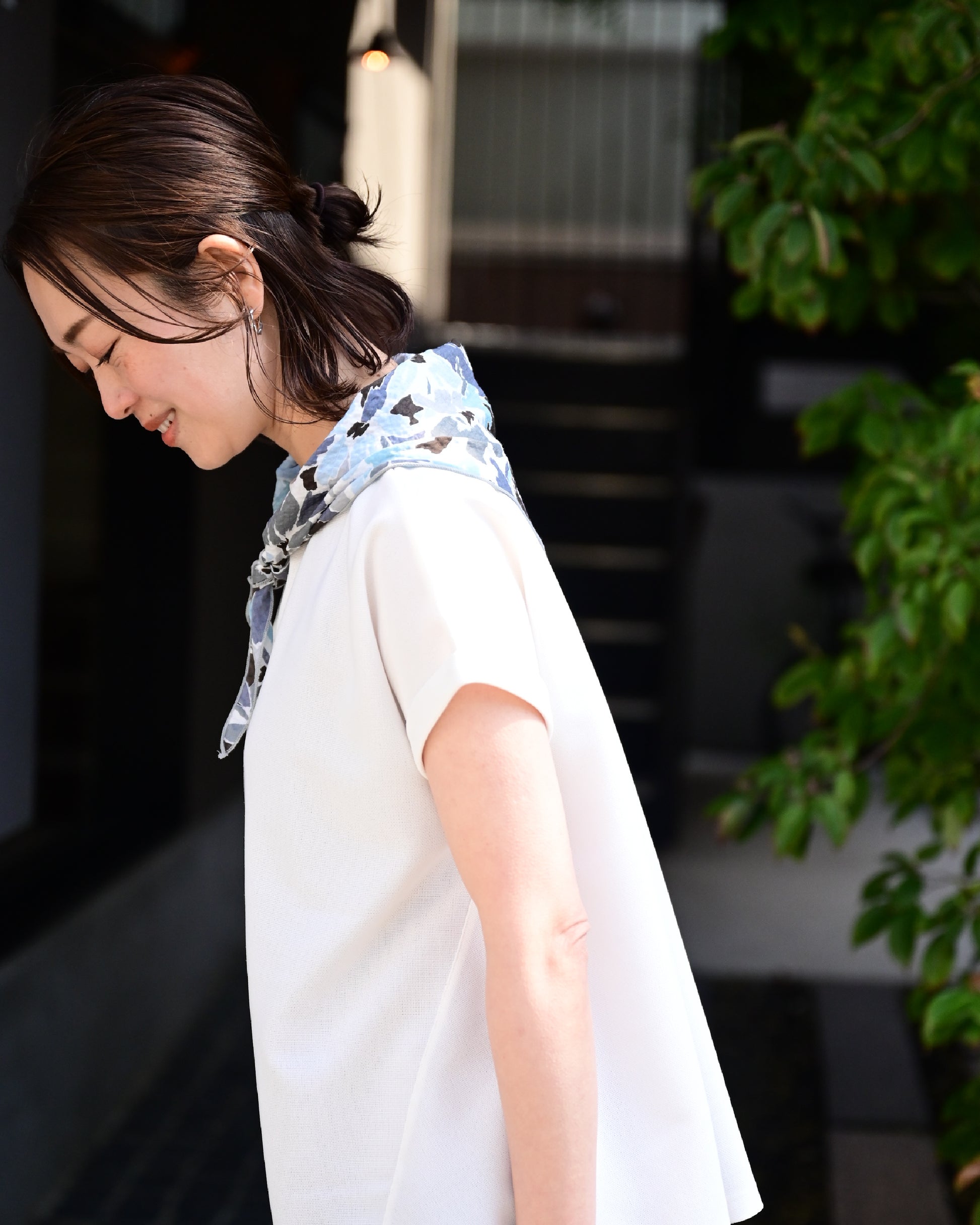 ひんやり涼しい2WAYサンカクスカーフ - OURHOME