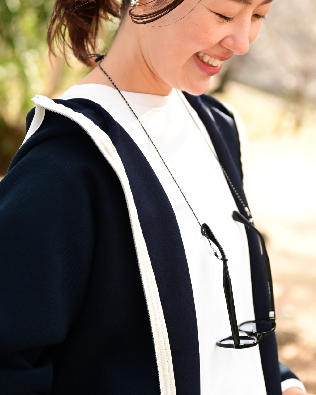 軽量ダイニーマのめがねストラップ（防水）