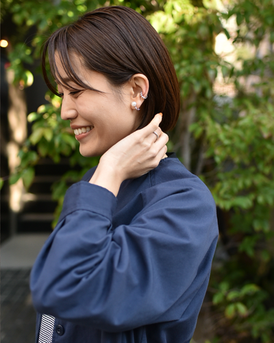 Silver925淡水パールのピアス・イヤリング