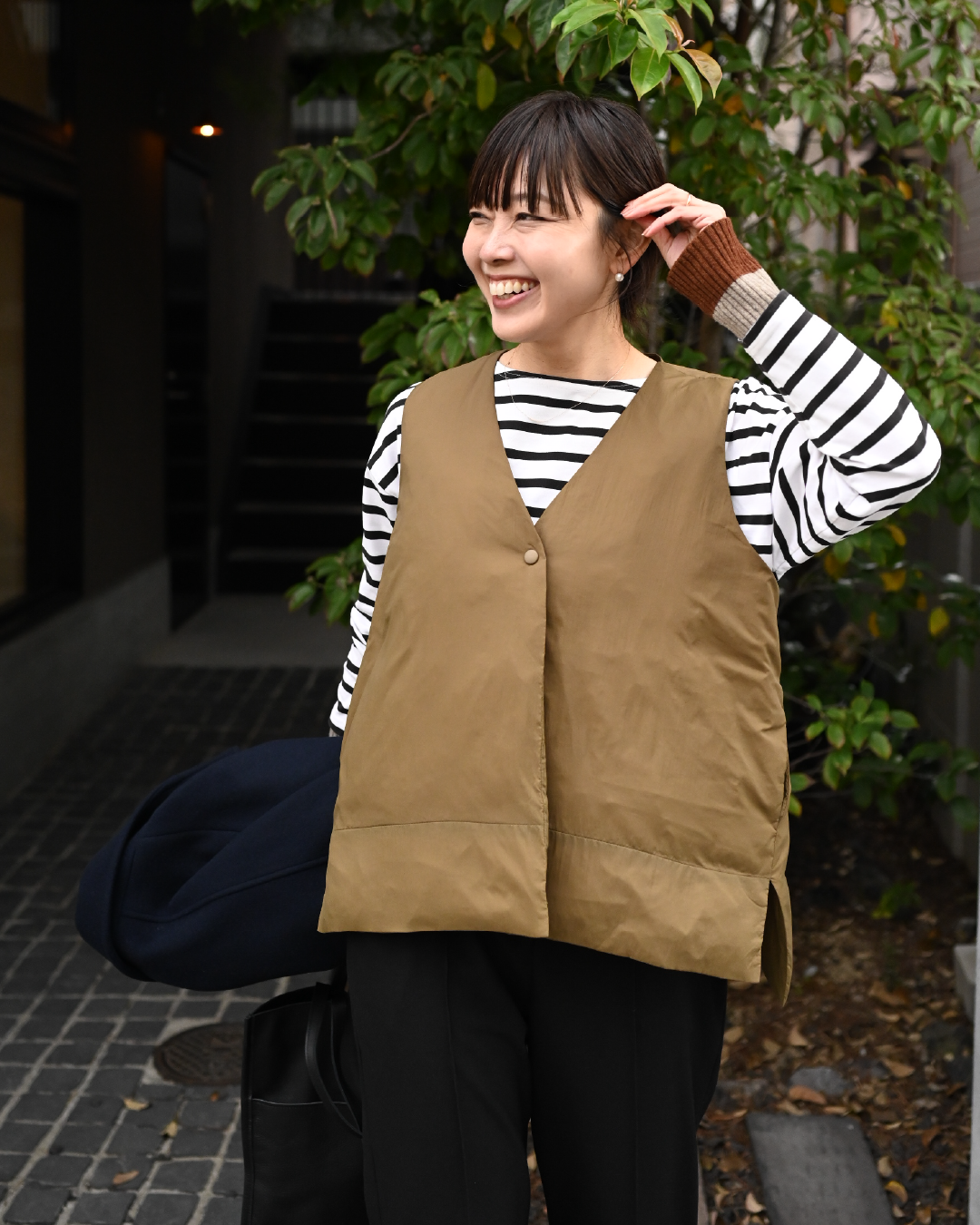 洗えるあったか中綿ベスト