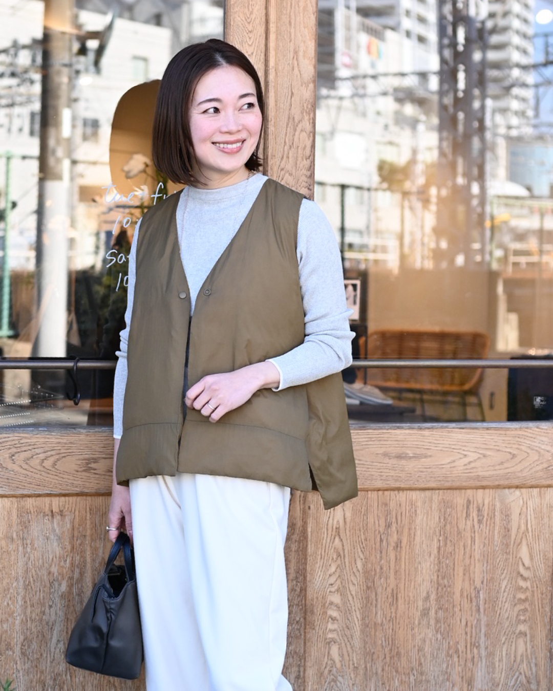 洗えるあったか中綿ベスト