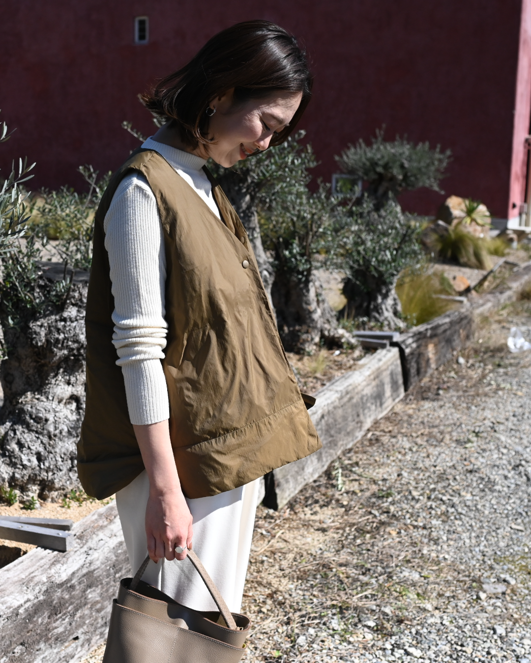 洗えるあったか中綿ベスト