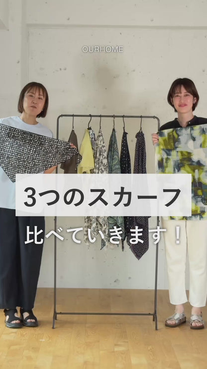 ひんやり涼しい2WAYサンカクスカーフ（速乾）