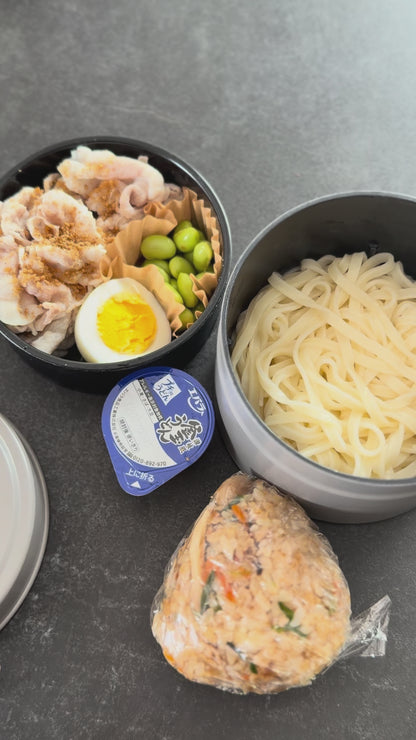 お手入れラクな2段お弁当箱（食洗機＆レンジOK）